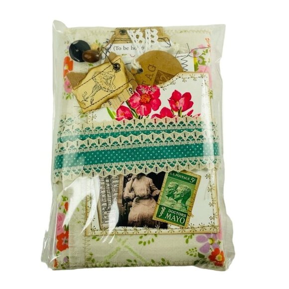 Handmade Custom Blank Writing Junk Journal  Vintage Papers for Prayer Scripture - Picture 12 of 12